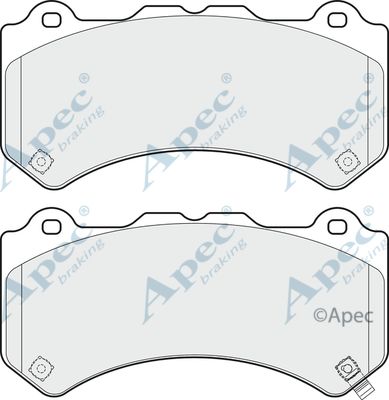 APEC BRAKING Piduriklotsi komplekt,ketaspidur PAD1743